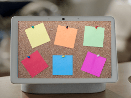 Notas post it familiares para comunicarse