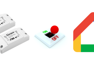 Interruptor inteligente wifi integrado a Google interruptor inteligente wifi