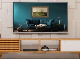 modo ambiente en un Smart TV una obra de Arte