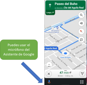 Modo Conducción Asistente de Google