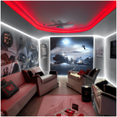 sala de cine en casa