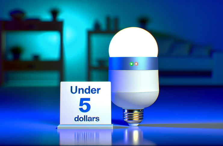 Bombilla Inteligente Google Home por menos de 5 dólares Bombilla Google Home inteligente y asequible ideal para hogares modernos Eficiencia en luz azul