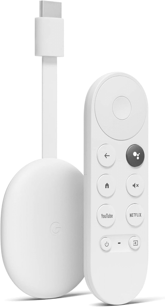 Chromecast con Google TV (HD) - Reproduce contenido en streaming en el televisor con el mando de control por voz - Películas, series en HD  