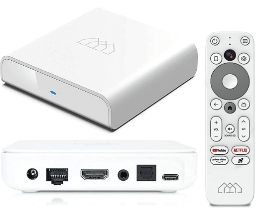 HOMATICS Android TV Box 11.0 4K HDR Compatible con WiFi5 Dolby Audio, Chromecast, Hulu, Netflix, Prime Video, Disney+ Smart TV Box  