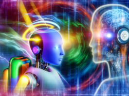 Asistente de Google vs Gemini Google Assistant vs Google Gemini Batalla de Inteligencia Virtual Futurista Imagen Digital Antropomórfica