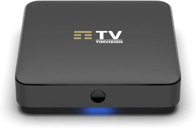 TIM TimVision Box Technicolor Jade Decodificador Android TV 10 con Digital Terrestre Integrado Al Estándar DVB-T2