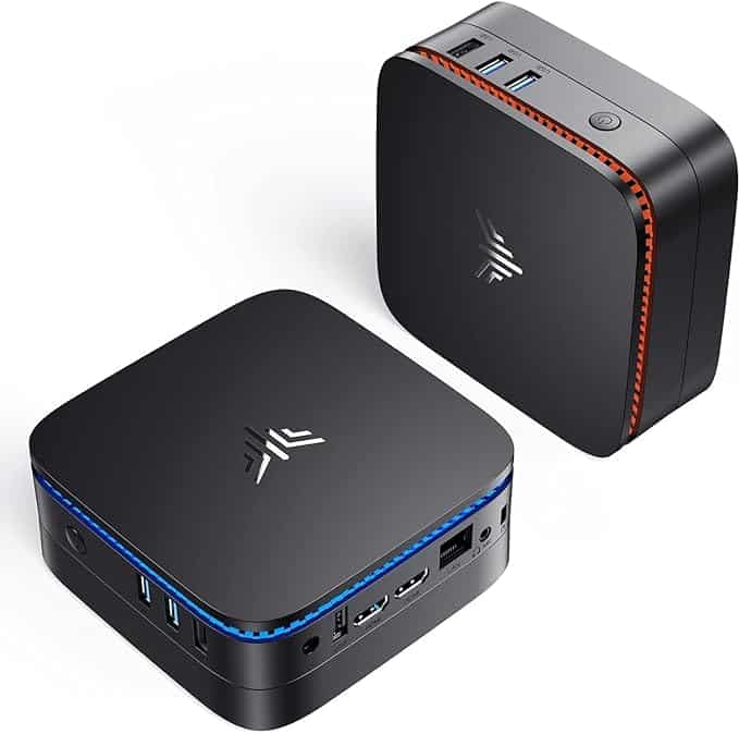 ACEMAGICIAN AK1PRO Mini PC Ordenador, Ιntel Celeron n5105 2,9 GHz 16GB DDR4 512 GB SSD m.2 microcomputador de Escritorio, 4k uhd, WLAN, bt4.2, Gigabit Ethernet, HDMI x 2 Fur Business